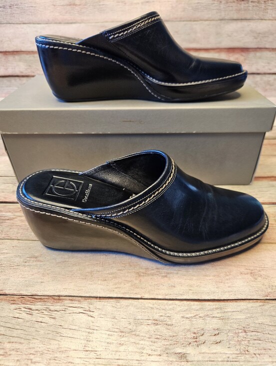 Cole Haan Shoes - Cole Haan wedge clog slides
